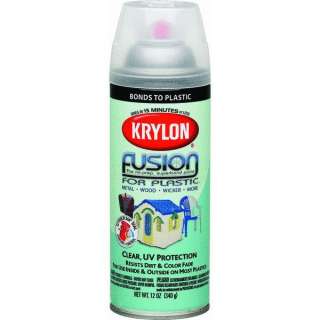 Gloss Clear, Krylon Fusion For Plastic Spray Paint 2444  