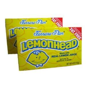 Lemonhead, Movie size, 6 oz box, 12 count  Grocery 