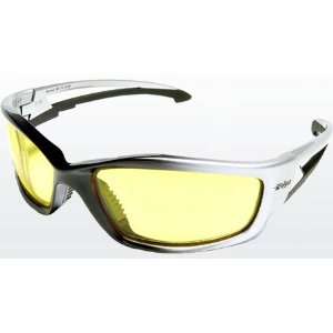  Edge Kazbek Safety Glasses, Black Frame   Yellow Lens 