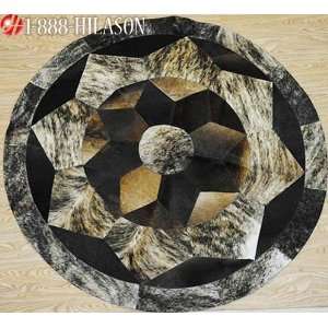 Hair On Leather Patchwork. Cowhide Skin Rug Carpet  Sports 