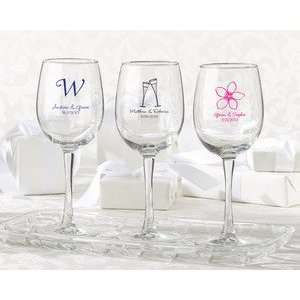 Personalized Wine Glass 12 oz   48 Glass Minimum 