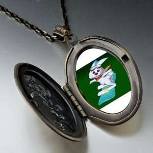  Snowboard Bunny Pendant Necklace Pugster Jewelry