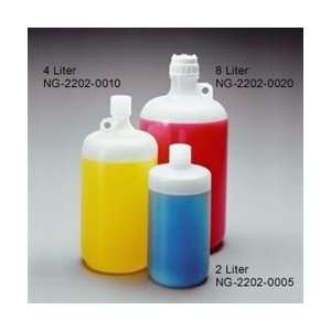 LDPE bottles, 4 Liter Narrow Mouth Nalgene 38 430 with PP closure 
