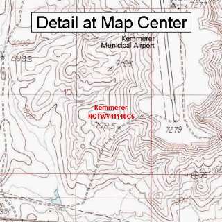   Map   Kemmerer, Wyoming (Folded/Waterproof)