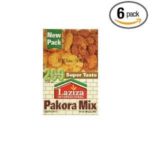 Laziza Pakora Mix, 200 Gram Boxes (Pack of 6)  Grocery 