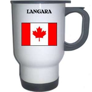  Canada   LANGARA White Stainless Steel Mug Everything 