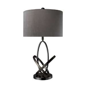  Dimond Lighting Kinetic One Light Table Lamp in Black 