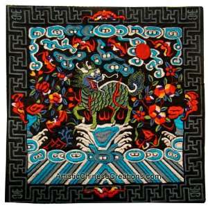   Chinese Home Decor Chinese Embroidery   QiLin (Kylin)
