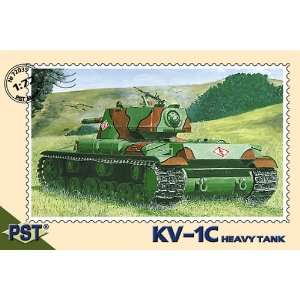  PST 1/72 KV 1C Soviet WWII Heavy Tank Kit Toys & Games