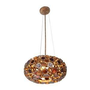   , Kolorado Finish with Amber Recycled Glass Discs