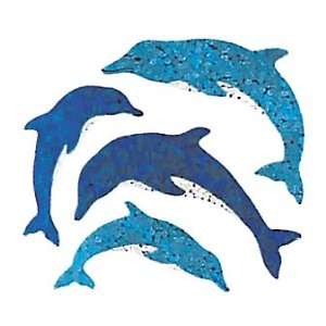  Prismatic Sparkle Stickers (DOLPHINS) 14.5 ft Roll   100 