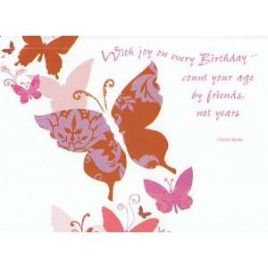 Greeting Card Birthday With Joy on Every Birthday   Count Your Age 