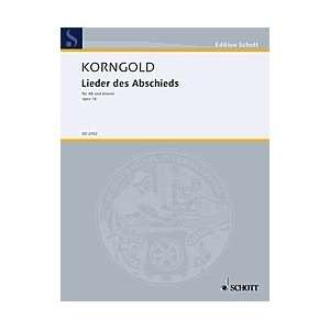   Abschieds Op. 14 Composer Enrich Wolfgang Korngold