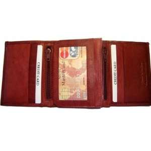  Kozmic 61 524 Leather Triifold Wallet with Nine Credit 
