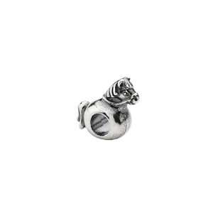 Rocking Horse Charm in Sterling Silver for Kera, Pandora and SilveRado 