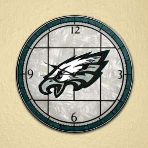  NFL Philadelphia Eagles Stained Glass Wall Clock