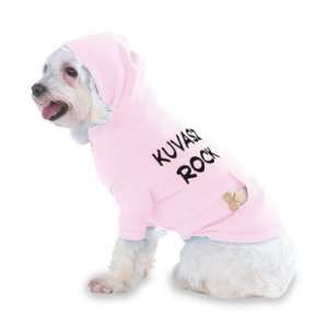 Kuvasz Rock Hooded (Hoody) T Shirt with pocket for your Dog or Cat 