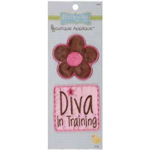  Babyville Boutique Appliques, Fun Flowers and Diva, 2 