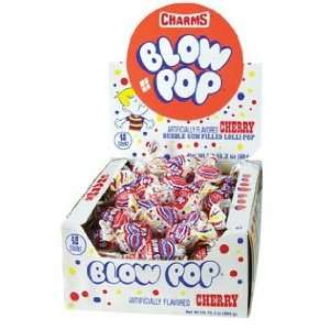 Cherry Blow Pop 48 Count Grocery & Gourmet Food