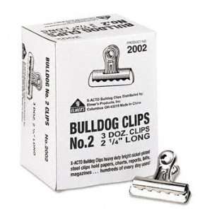  Boston 2002   Bulldog Clips, Steel, 1/2 Capacity, 2 1/4w 