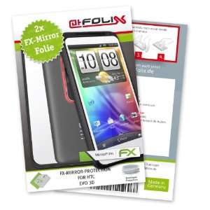 Stylish screen protector for HTC EVO 3D / 3 D   Fully mirrored screen 