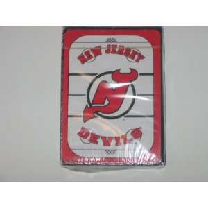 NEW JERSEY DEVILS Logo Deck Of Playing Cards 52 Cards Plus Two Jokers 