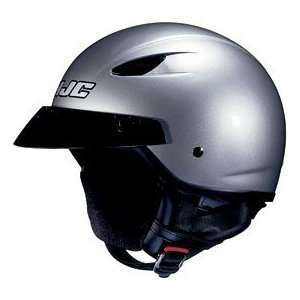   Motorcycle Helmet Silver Extra Large XL 07 630 (Closeout) Automotive