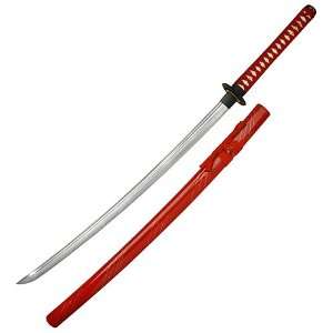  Oriental Dragon Samurai Sword Red ITO Katana Model 196 