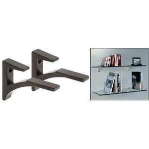  CRL Black   Aluminum Glass Shelf Bracket for 5/8 to 3/4 