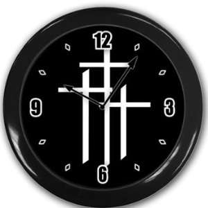  3 crosses trinity Wall Clock Black Great Unique Gift Idea 