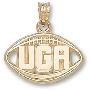 University of Georgia UGA Pierced Football Pendant (14kt)  