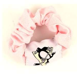   Penguins NHL Jersey Hair Scrunchie (Pink)