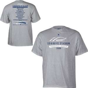  Dallas Cowboys Stadium Inaugural Stats T Shirt Sports 