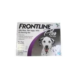  Frontline Plus for Dogs 45 88 lbs   3 Applicators Health 