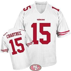 NFL Jerseys San Francisco 49ers #15 Michael Crabtree White Jerseys 