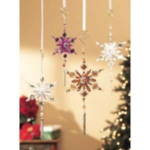  Colorful Snowflake Christmas Ornaments
