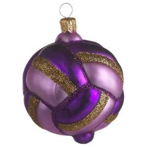 Ornaments To Remember Chinese Knot (Purple) Hand Blown Glass Ornament 