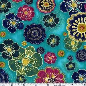  45 Wide Bohemian Rhapsody Floral Jewel Fabric By The 