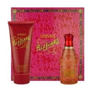  Red Jeans by Versace for Women   2 pc Gift Set 2.5 oz EDT 