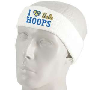  Top of the World UCLA Bruins White I Love Hoops Sweatband 