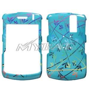 BLACKBERRY 8300 8310 8330 Climbing Leaf Teal Phone Protector Cover