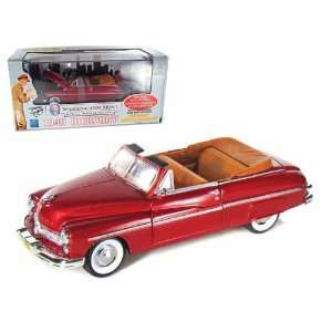  1949 Mercury Convertible 1/24 Metallic Red Toys & Games