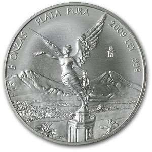 2009 5 oz Silver Mexican Libertad (Brilliant Uncirculated 