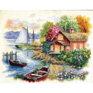   Lake House, Cross Stitch from Dimensions Arts, Crafts & Sewing