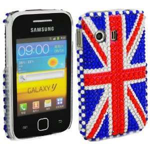 WalkNTalkOnline   Samsung S5360 Galaxy Y Union Jack England Handmade 