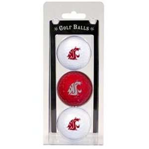   State Cougars 3pk Pack Golf Balls New 