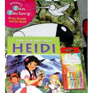    Story Time Fairy Tales Heidi Draw, Doodle and Do Book Toys & Games