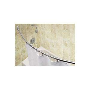   Inch Curved Crescent Shower Rod C60BS Stainless Steel