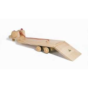  NIC Wooden Toys   Creamobil Low Bed Trailer Toys & Games