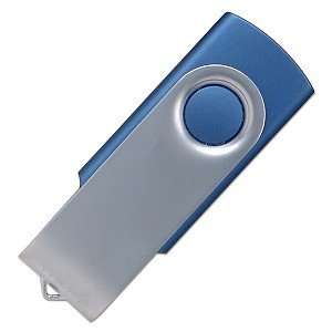  1GB USB 2.0 Portable Flash Drive (Blue/Silver 